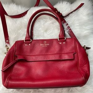 Kate Spade Red Leather Crossbody Bag